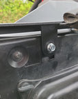 Bracket and harnesses from above
