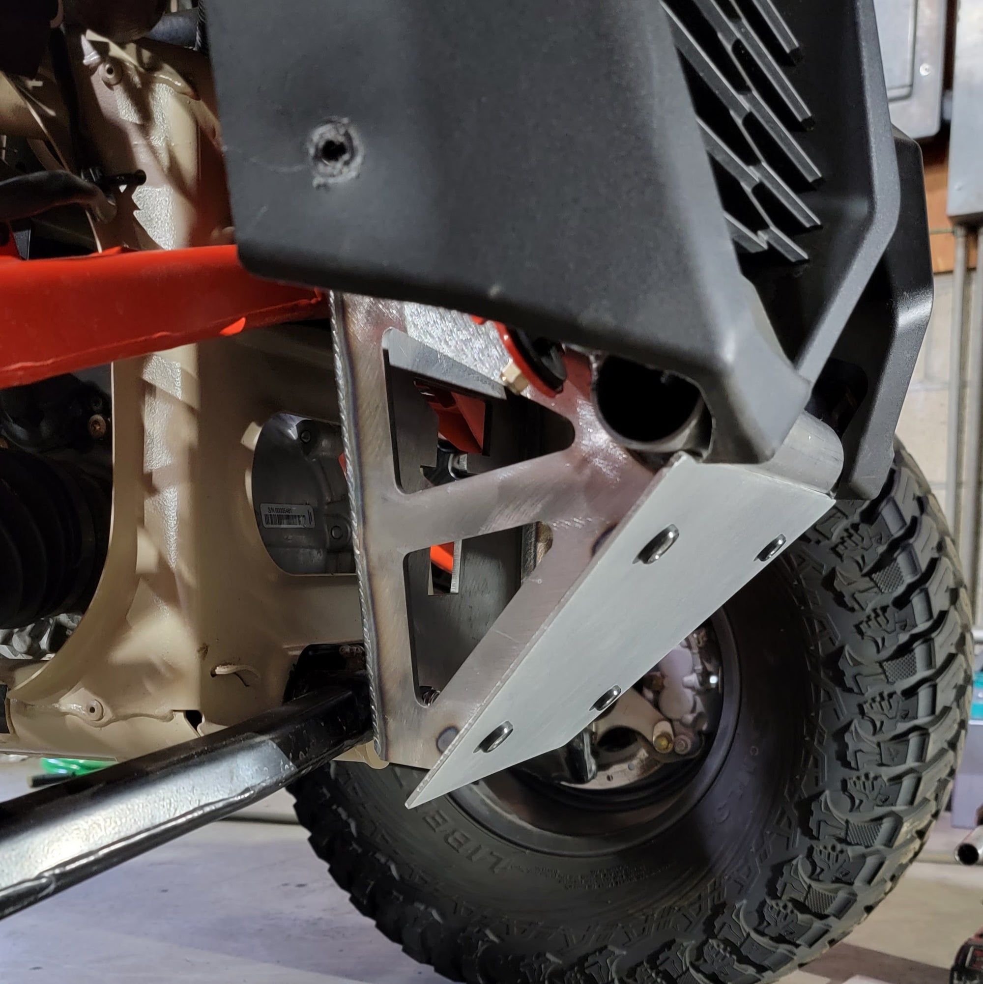 FastLab Can-am X3 Baja Bulkhead Bumper Bottom view