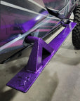 Purple Can-Am Maverick R 2-Seat Rock Slider Steps Side view