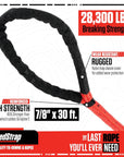 Kinetic Recovery Rope - 30'