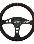 Flat Leather Steering Wheel by PRP