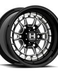 Hostile Rival Gloss Black Blade Cut Forged Wheel