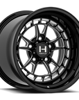 Hostile Rival Gloss Black Blade Cut Forged Wheel