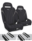 GT/S.E. Suspension Seats Kit for Polaris General, RZR S 900, 900 Trail, Trail, XP 1000, Turbo, Turbo S, RS1 by PRP