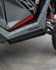 Polaris RZR Pro R / Turbo R / Pro XP 2-Seat Rock Slider Steps Installed Close up Back view