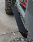 Polaris RZR Pro R / Turbo R / Pro XP 2-Seat Rock Slider Steps Installed Close up Front view