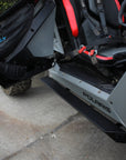 Polaris RZR Pro R / Turbo R / Pro XP 2-Seat Rock Slider Steps Installed Close up with door open