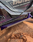 Purple Can-Am Maverick R 2-Seat Rock Slider Steps Front view