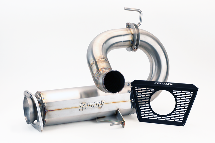 Trinity Racing Stage 5 Dual Slip-On Exhaust For Polaris RZR Pro XP (2020-2025) - Black