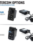 Rugged Radios RMAX Communication Kit with Rocker Switch Bluetooth and Radio