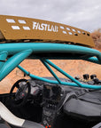 Side profile of Can-Am X3 roof rack radius cage from FASTLAB UTV