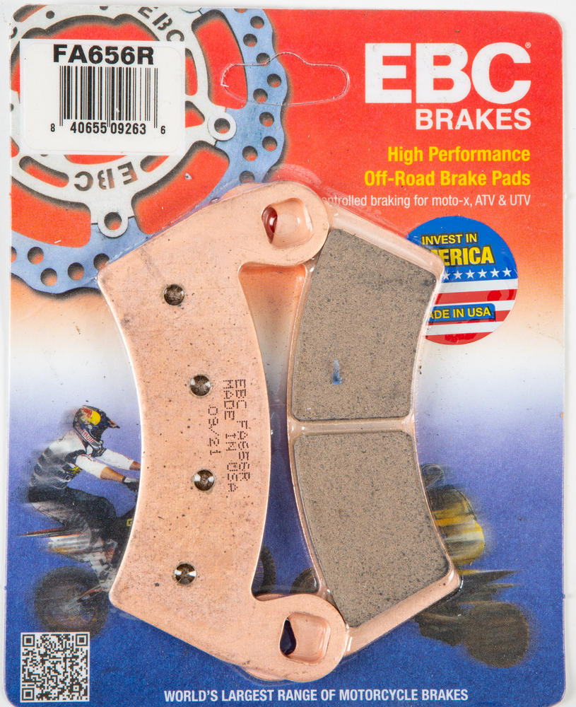 EBC Brakes Brake Pads FA656R-S/Order 0571839 EBC Brakes Brake Pads FA656R-S/Order 0571839