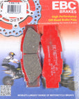 EBC Brake Pad Set | Yamaha YXZ 1000 red