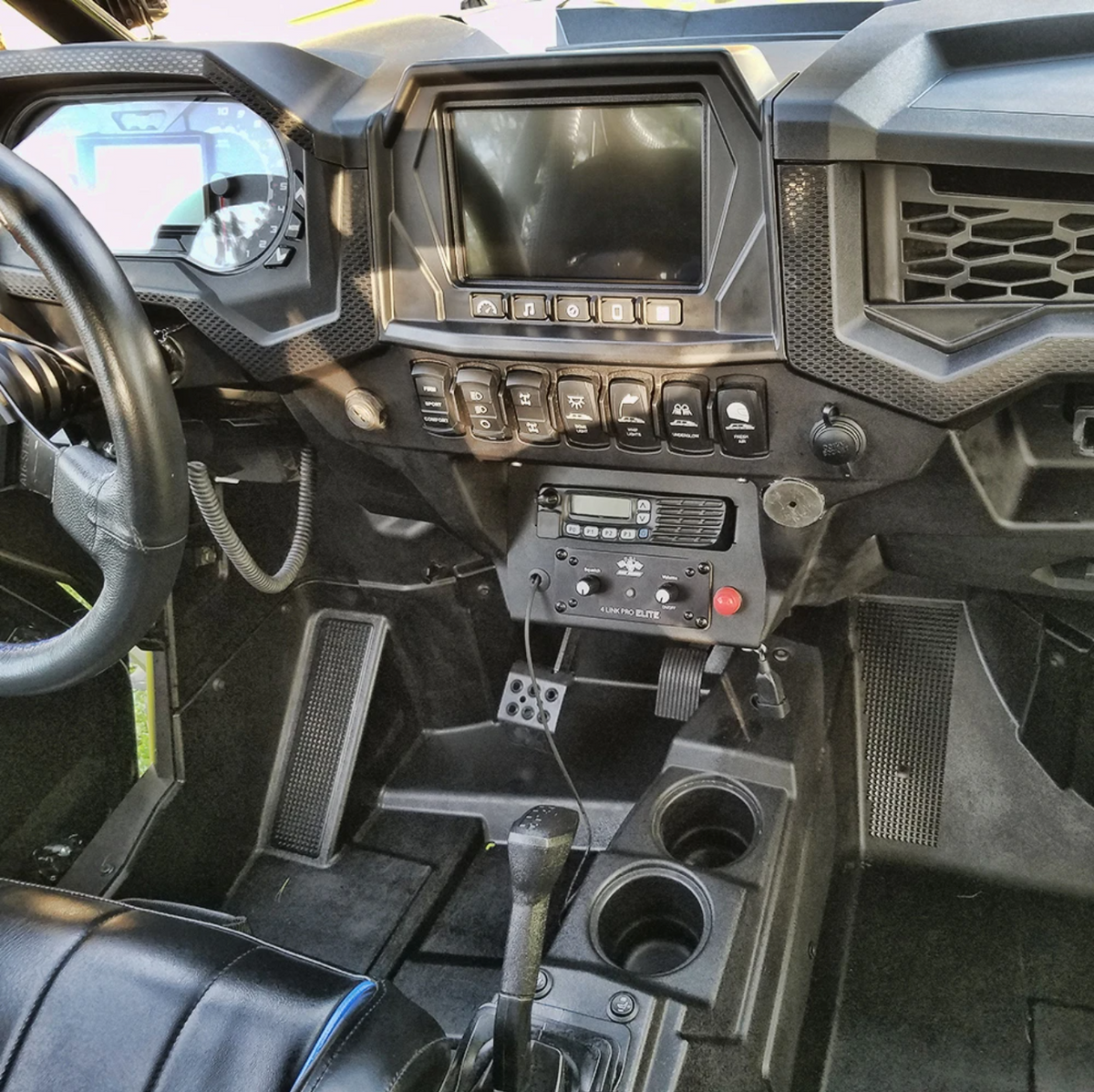 PCI Race Radios Polaris RZR Twist-lock Open Box Replacement Radio and