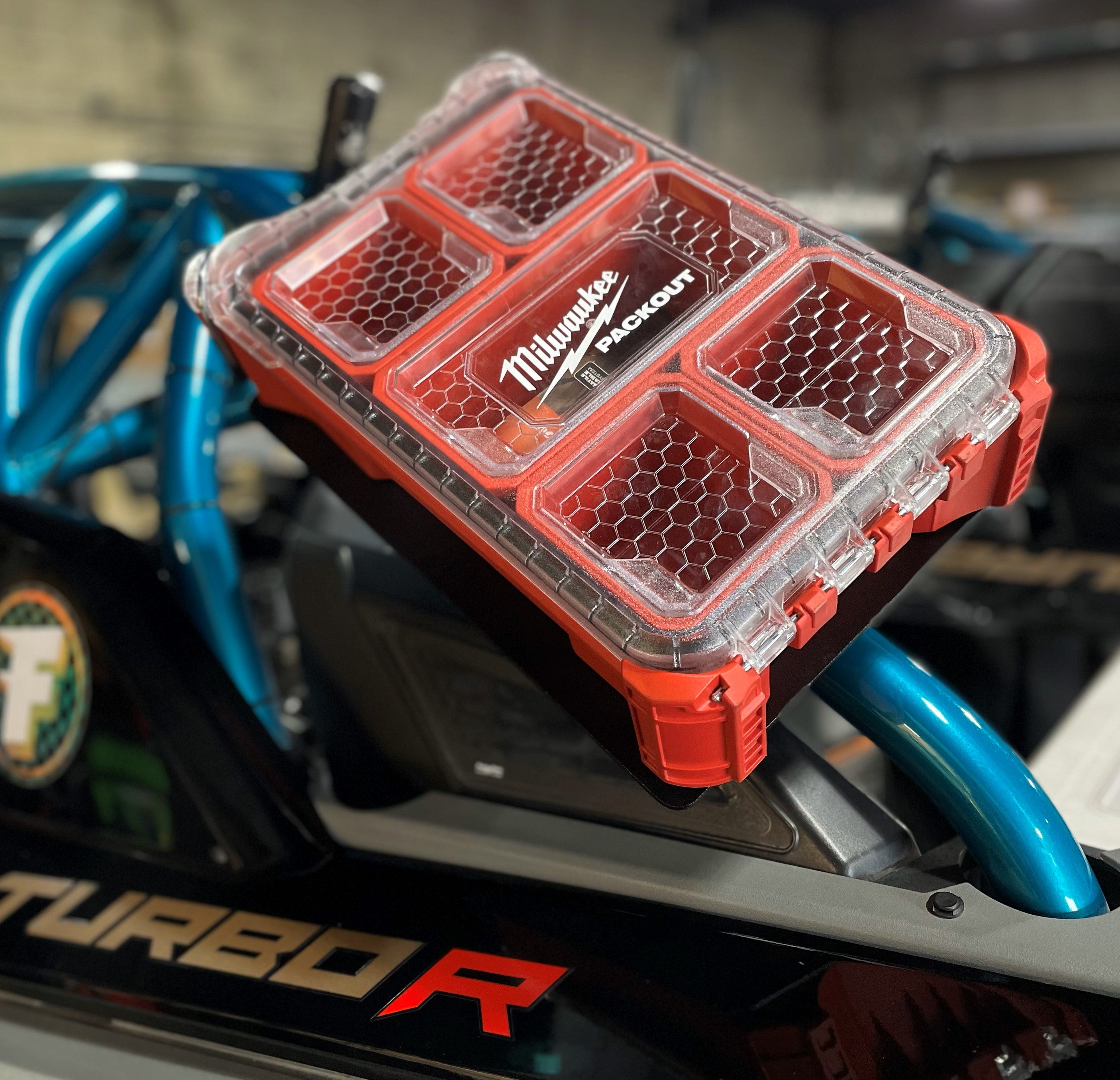 Milwaukee PACKOUT Rattle Can/Caulk/Sealant Tube Holders Rail Mounted - Foto 5