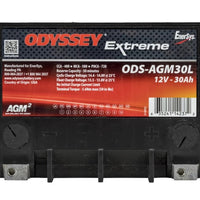 Odyssey AGM30L Battery - RZR Size