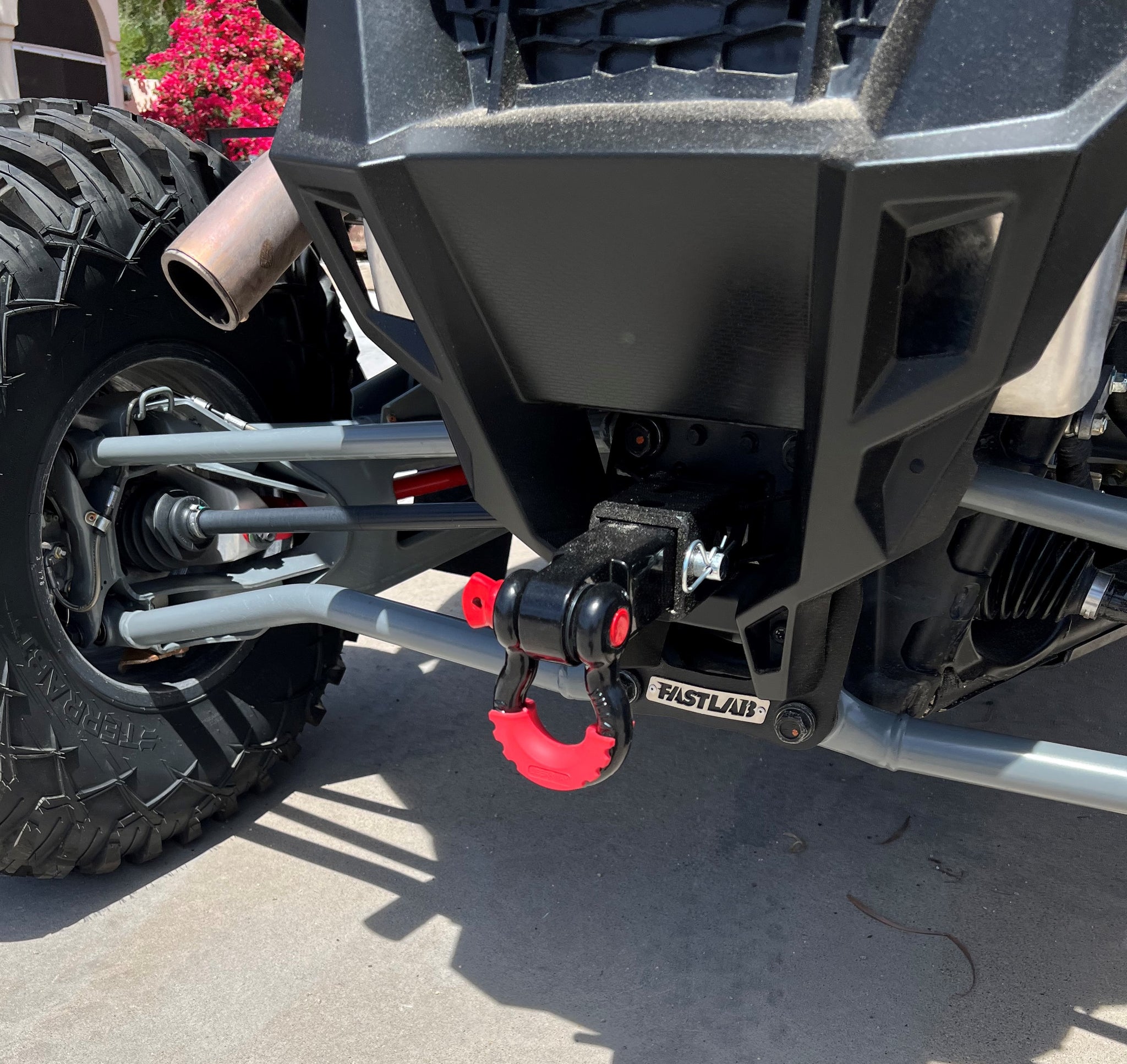 RZR Turbo R & Pro R Rear Hitch Pull Plate by Fastlab UTV
