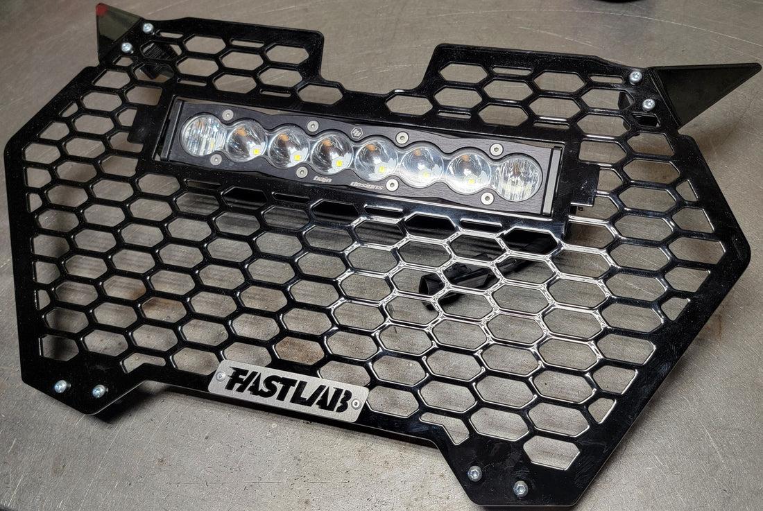 FastLab Can-am Maverick R Grill with S8 Light Bar