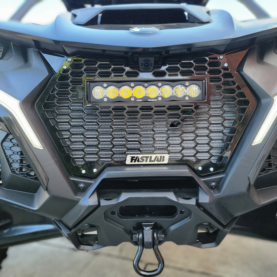 FastLab Can-am Maverick R Grill with S8 Light Bar