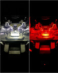 Interior Dome Light With White & Red LEDs by GG Lighting