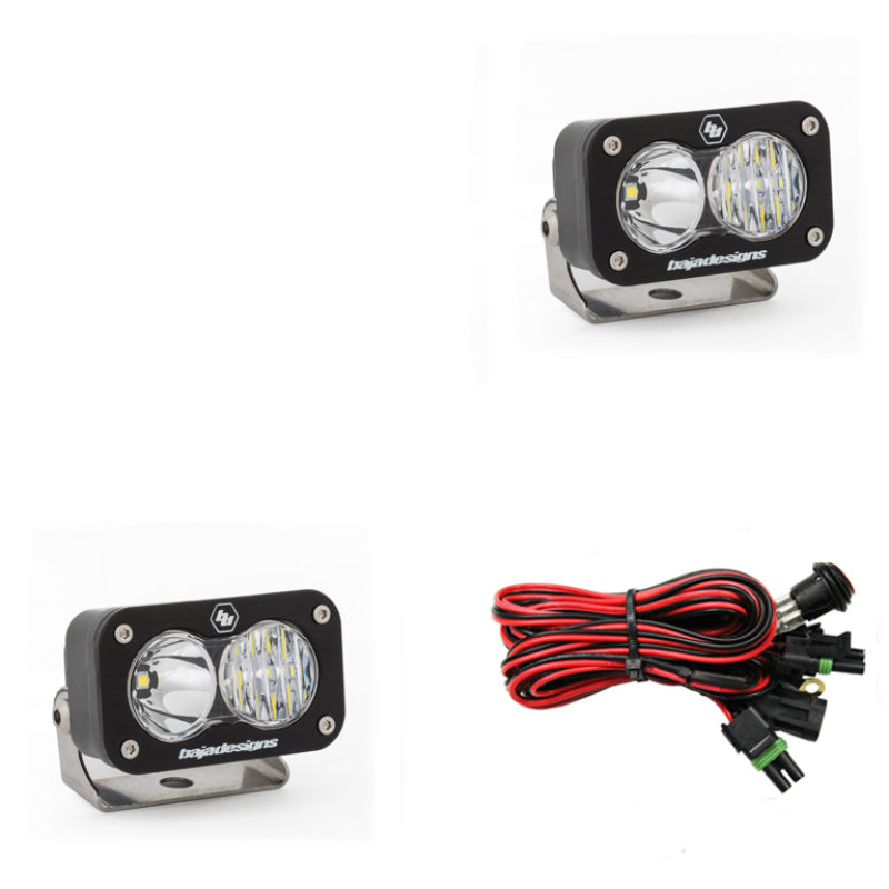 Baja Designs S2 Sport LED Light Pods - Pair with harness