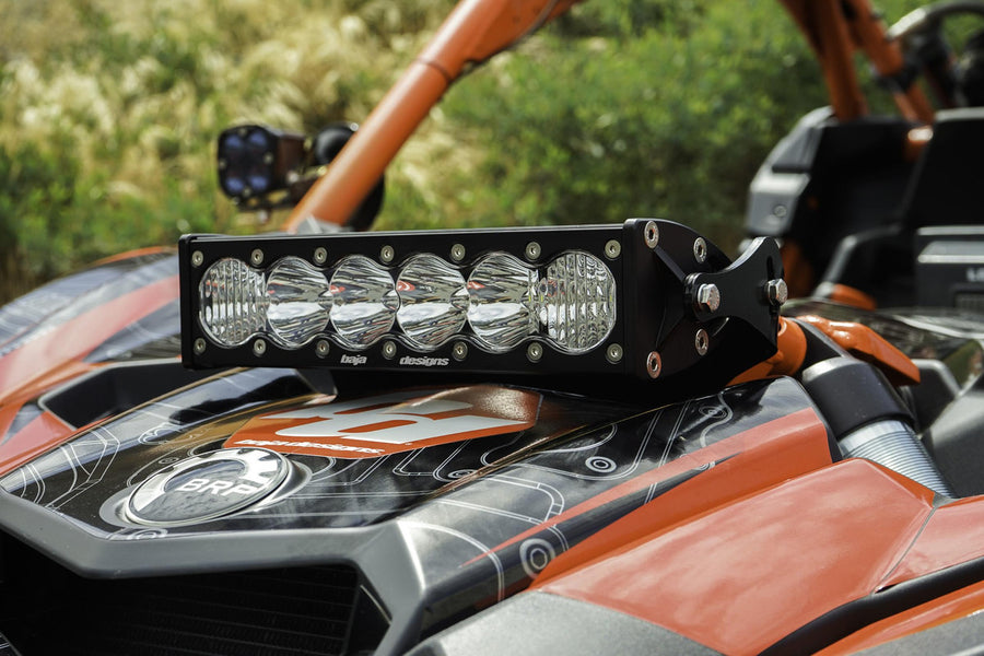 Baja Designs Can-Am X3 10" OnX6 Hood Light Bar Kit