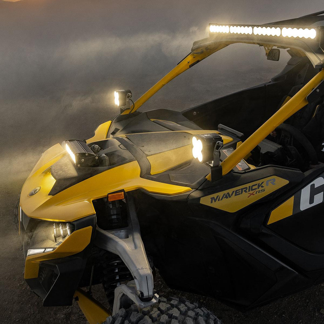 Can-Am Maverick R A-pillar Light Kit by Baja Designs