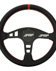 Flat Leather Steering Wheel by PRP