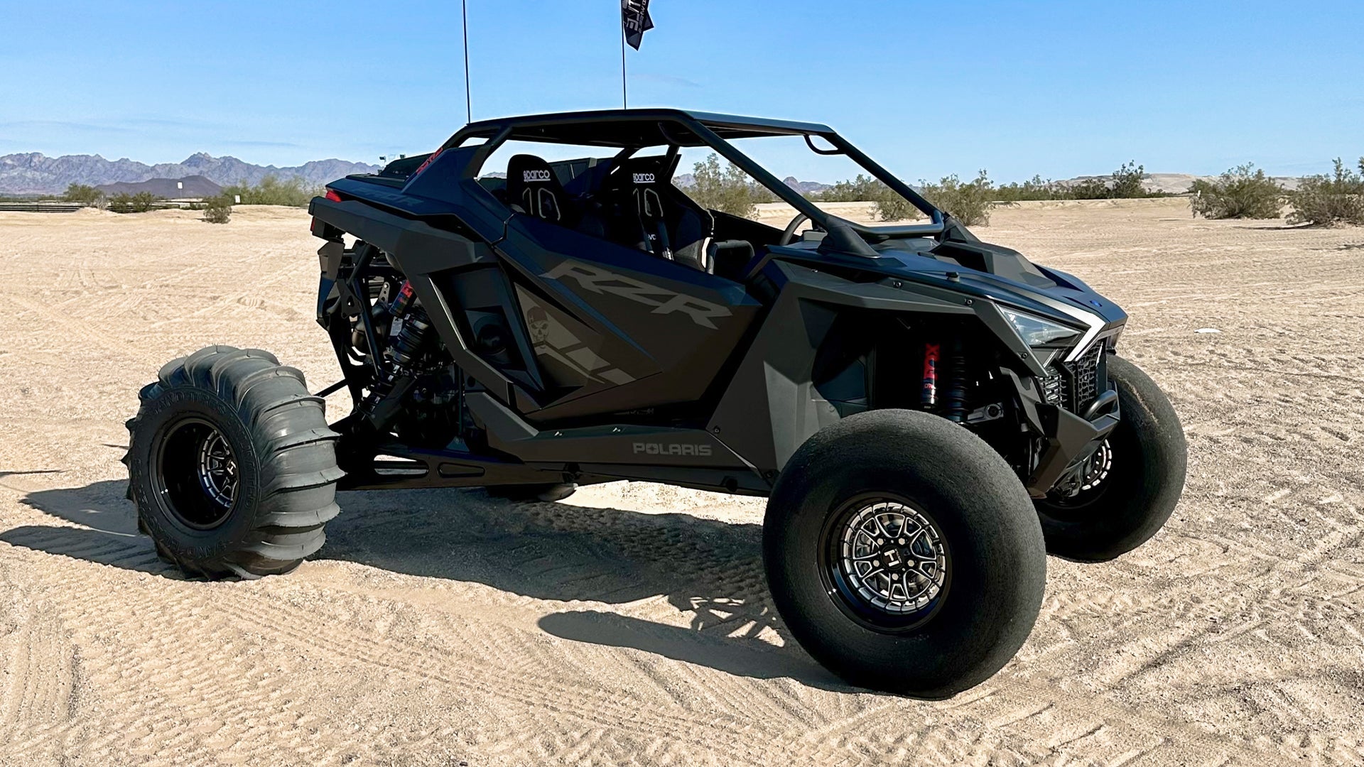 Hostile Rival Non-Beadlock Polished RZR Polaris