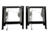 PRP seat slider and mount kit for Can-Am Mav R and X3, showing two black metal frames with adjustment mechanisms
