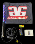 LED Lighted Whip Bundle Pair by GG Lighting