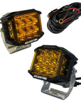 CB60 Amber Pod Bundle With Wiring Harness by GG Lighting