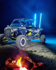 LED Lighted Whip Bundle Pair by GG Lighting