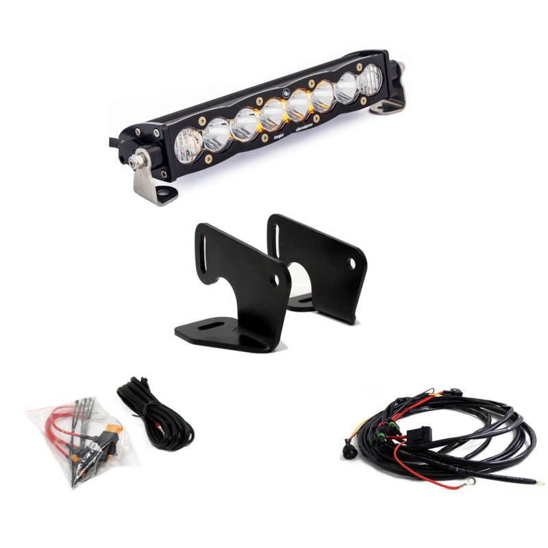 Baja Designs Polaris 2020+ RZR Pro XP / 22+ Turbo R 10in S8 Hood Light Bar Kit