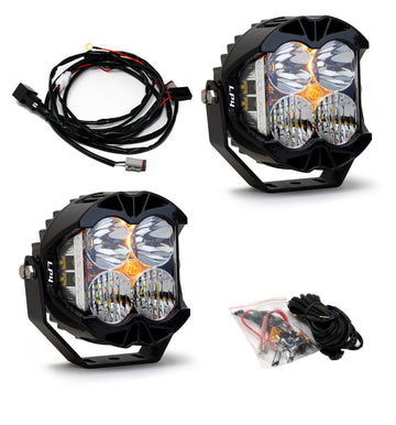 Baja Designs LP4 Pro Pod Lights Driving/Combo - Clear (Pair) with Harness