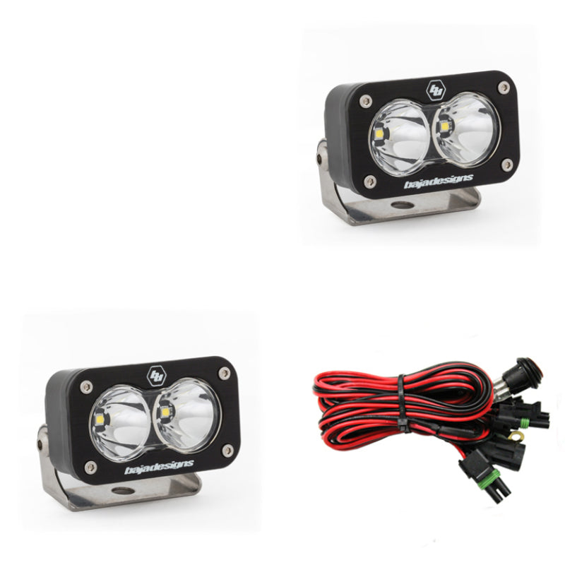 Baja Designs S2 Sport LED Light Pods - Pair with harness