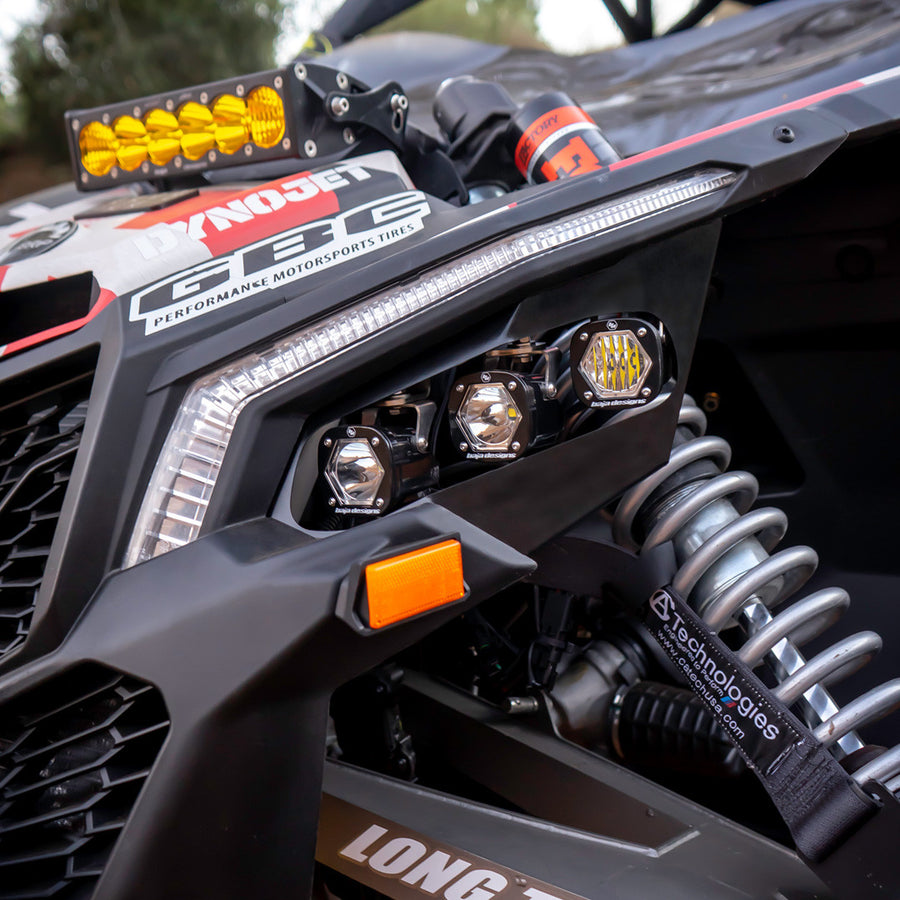 Baja Designs Can-Am X3 Headlight Kit Triple S1