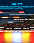 Chase LED Light Bar With Built In Strobe 32" by GG Lighting