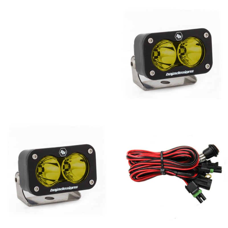 Baja Designs S2 Sport LED Light Pods - Pair with harness