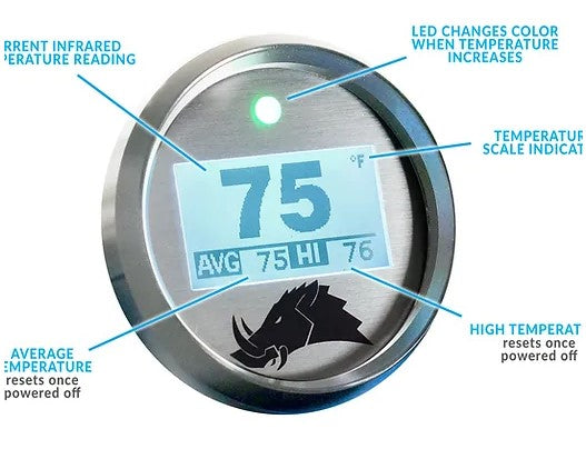 Razorback 3.2 Dimmable Infrared Belt Temp Gauge