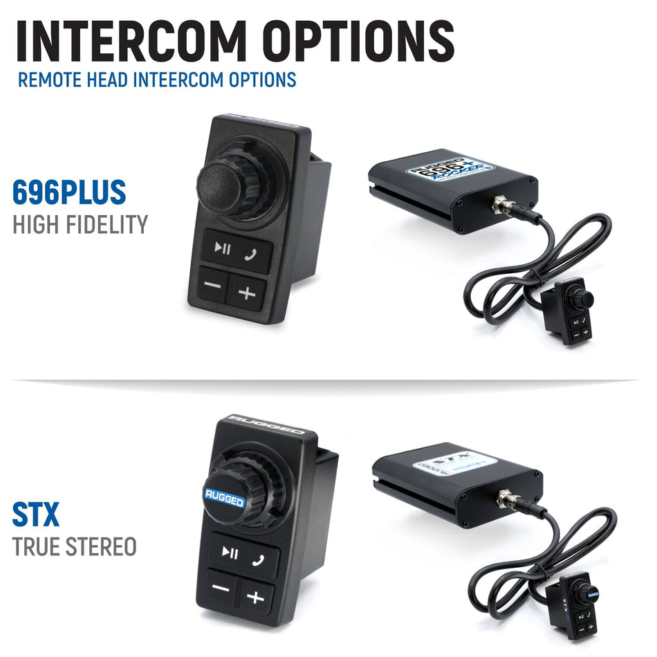 Rugged Radios '24+ YXZ 1000R Communication Kit with Bluetooth and Radi
