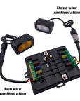 12-Gang Switch Panel With RGB And Remote Control Bluetooth App by GG Lighting