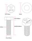 M8x25mm Zinc Kit - Valor Offroad