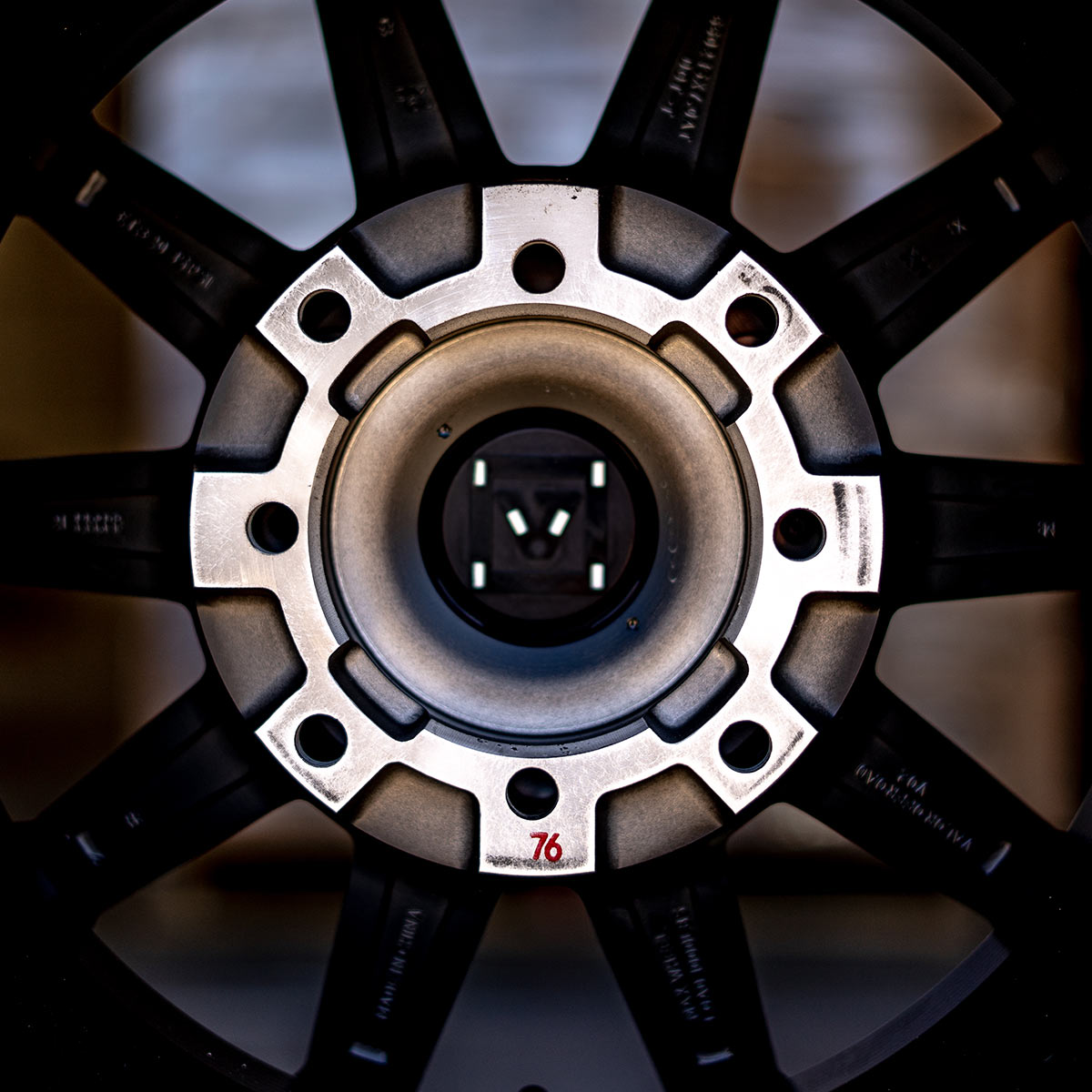 V02 UTV Wheel - Valor Wheels Dual Drill Satin Black UTV Wheel