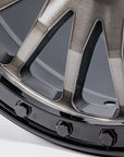 V06 Brushed Gunmetal UTV Beadlock - Valor Offroad