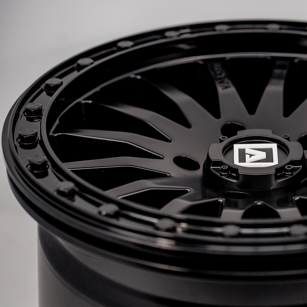 V06 Satin Black UTV Beadlock - Valor Offroad