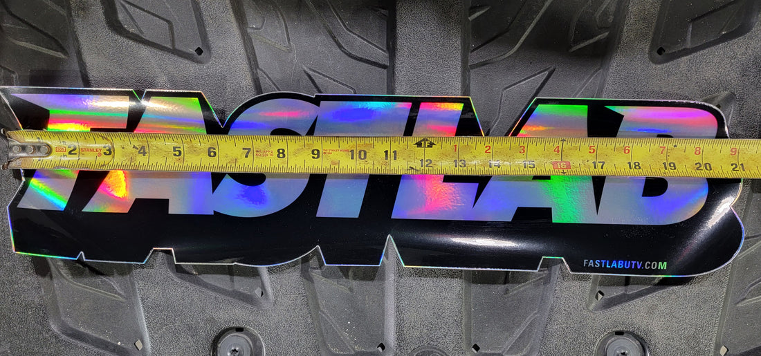 FastLab Holographic Large Decal - 21" x 5"