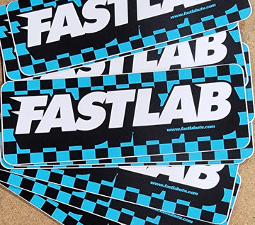 FastLab Checkers 5" X 1.75" Decal