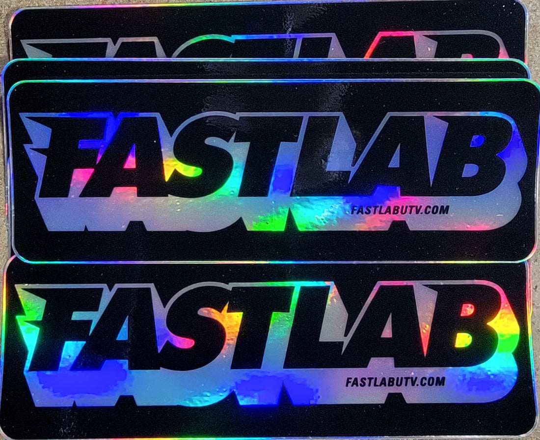 FastLab Holographic 5" X 1.75" Decal