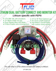 TrueAm UTV Lithium Dual Battery Connection and Monitor Kit